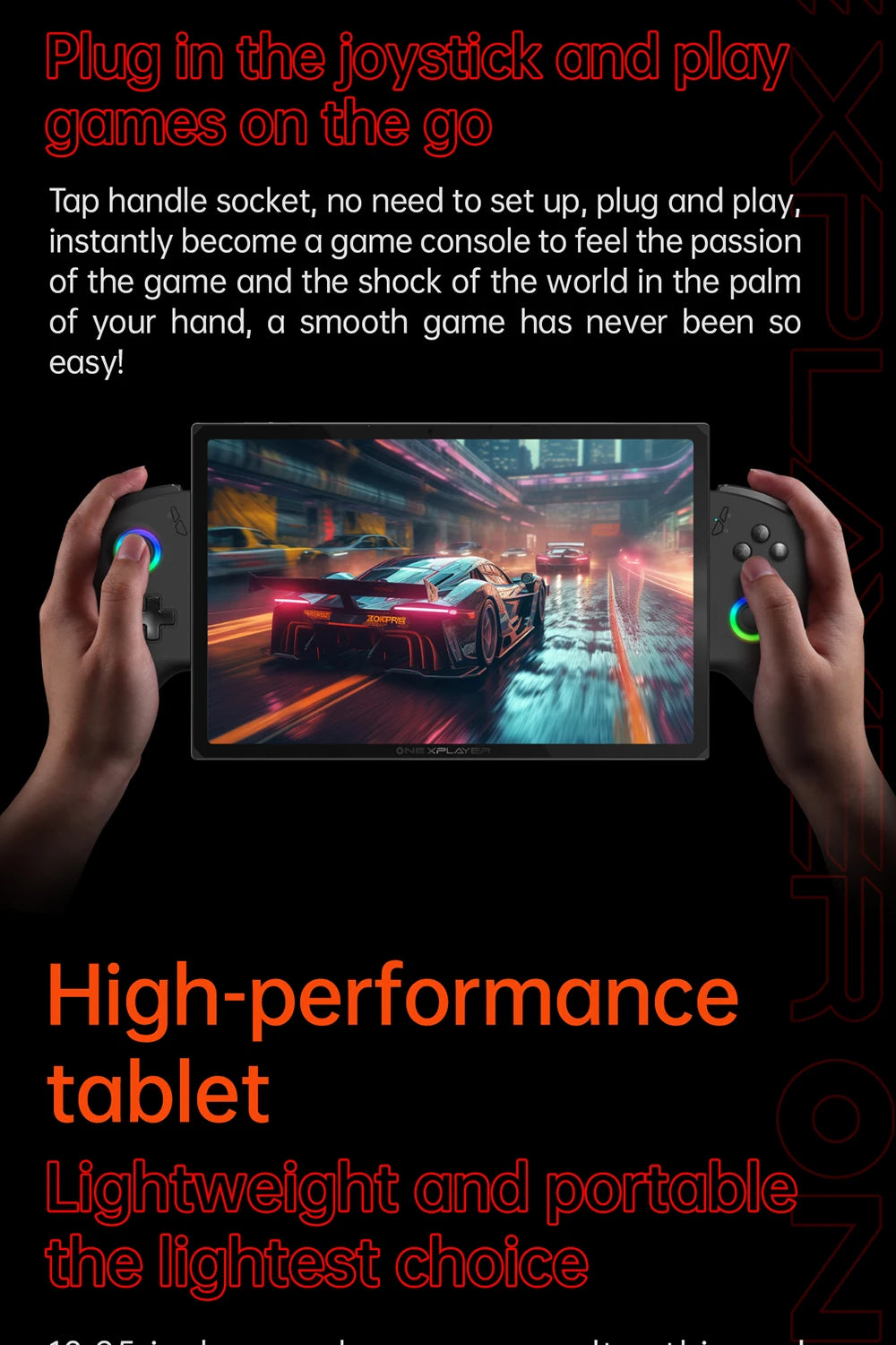 OneXPlayer X1 Pro 3In1 Handheld Console Mini Laptop Tablet A1470-32+2TB LPDDR5 2TB 10.95'120Hz Touch Win11 AI Camera HDMI Output