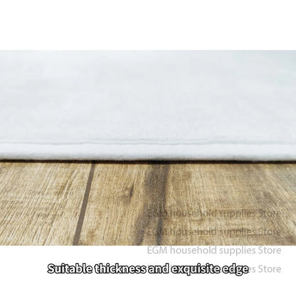 Europe and America Luxury Rugs for Living Room Decoration Home Golden Parlor Large Carpet Non-slip Bedroom Mat Washable Soft Rug