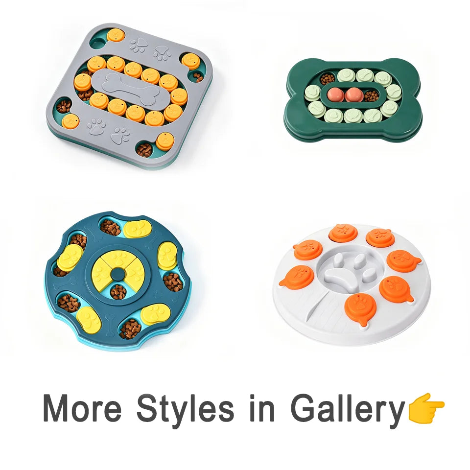 Dog Puzzle Toys Slow Feeder Interactive Brain Increase Puppy IQ Food Dispenser NonSlip Slowly Eating Bowl Pet Cats Dogs Training