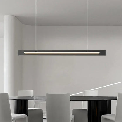 Nordic Long Glass Ceiling Chandelier Dimmable for Table Dining Room Kitchen Island Office Pendant Lights Decor Hanging Fixture