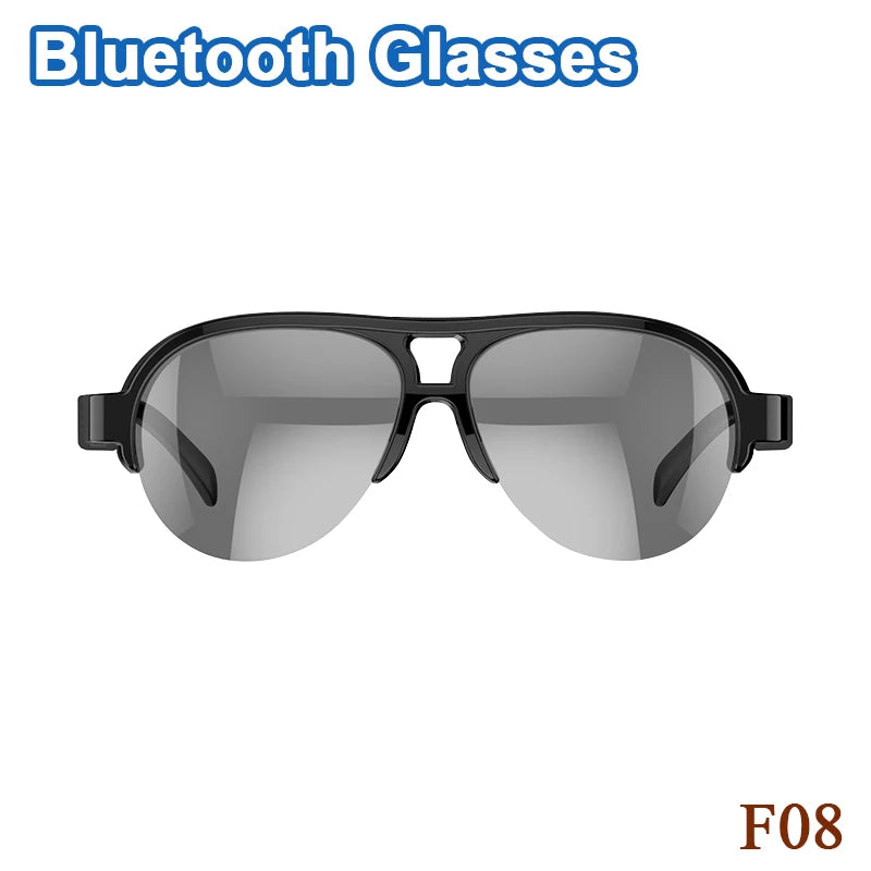 Smart F06 Glasses Wireless Bluetooth Sunglasses Built-in Microphone Speakers Touch Bluetooth 5.3 Glasses Can Listen To Music Cal