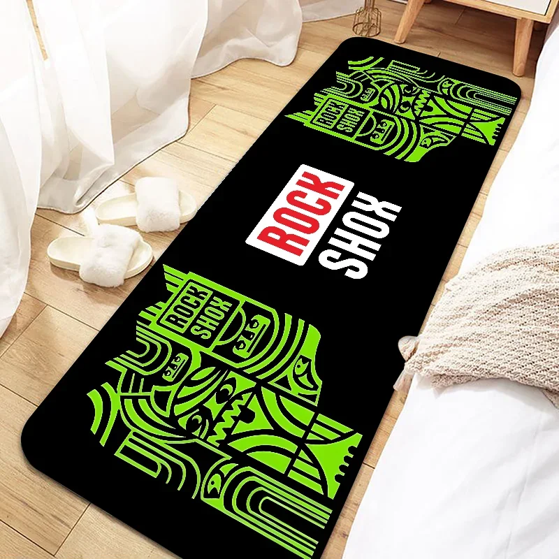 Rock Shox Mountain Bike Door Mat Entrance Non-slip Washable Kitchen Carpet Living Room Hallway Rugs Bathroom Bath Door Mats