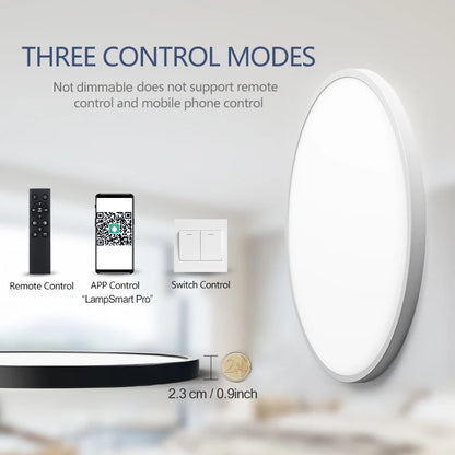 50CM Large Ceiling Lamp Smart APP/Remote Control Dimmable for Bedroom 48W Ceiling Lights AC 110/220V LED Lights for Living Room