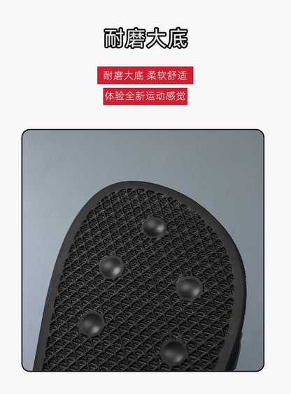 Fashion Designer Slippers Man Large Size 48 Comfortable Soft Men's Slides Non-slip Outdoor Beach Shoes For Men Casual Slippers