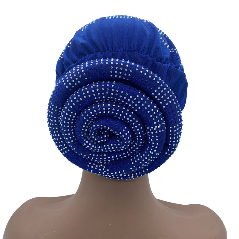 Summer Breathable Turban Cap for Women Muslim Under Scarf Cap African Lady Head Wraps Bonnet