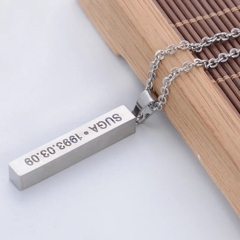Kpop Group Members SUGA V J HOPE RM JIMIN Rings For Women Size 8# Anillos Mujer