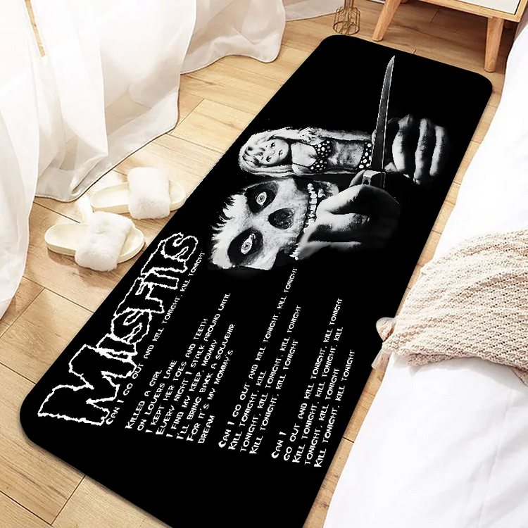 Die Die My Darling Misfits Door Mat Entrance Non-slip Doormat Washable Kitchen Carpet Living Room Hallway Rugs  Bath Door Mats