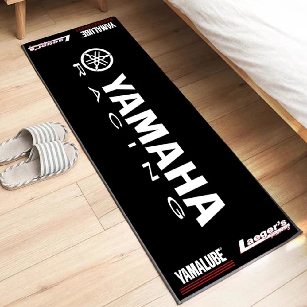 YAMAHA Motorcycle Carpet Garage Mat Racing Cool Moto Display Motorcycle Display Mat Anti-slip Home Decoration Living Room Rug