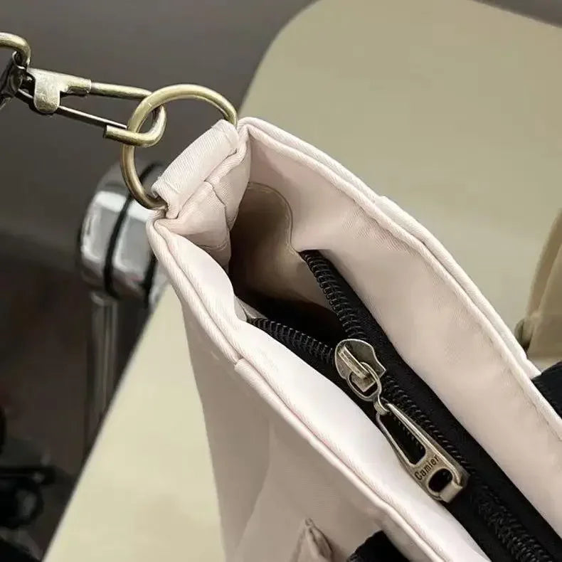 New Casual Tote Large Capacity Shoulder Bag Nylon Waterproof Canvas Handbag Simple Fashion Messenger Bags For Schoolgirl