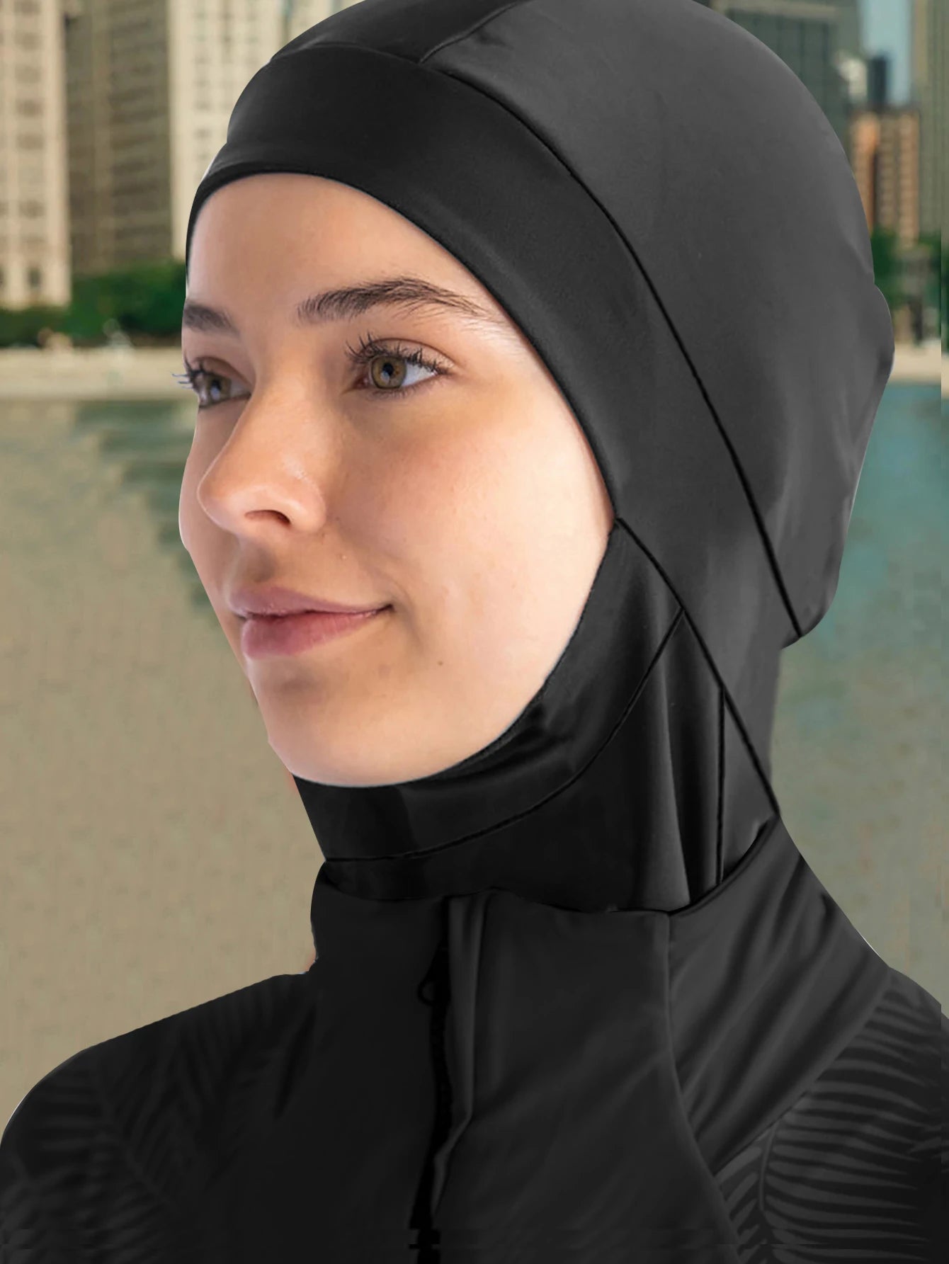 1PCS Burkini Femme Hijab Swim Bathing Hijab Women Summer Beach Instant Turban Cap