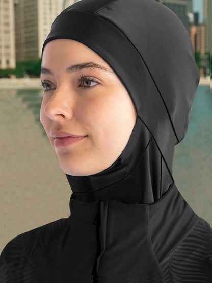 1PCS Burkini Femme Hijab Swim Bathing Hijab Women Summer Beach Instant Turban Cap