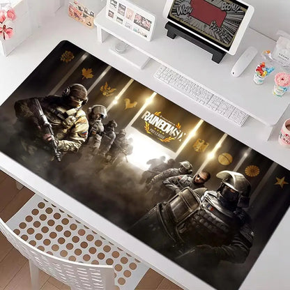 GAME Rainbow-six Mouse Pad Multiple Sizes Large Square Computer Office Game Table Mats Rubber Anti-slip Mousepads