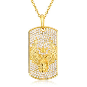 S925 Moissanite Streamline Tag Pendant For Men Women Hip Hop Jewelry D VVS Moissanite Necklace With Free 2MM Steel Cuban Chain