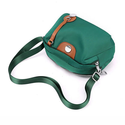 Fashion Nylon Shoulder Bags For Women Waterproof Shell Crossbody Bag Fashion Solid Color Messenger Handbags Shopping Purse