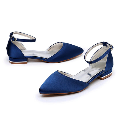 Crystal Queen Women Sandals Ladies Sexy Shoes Female Flats Point Toe Summer Shoes Casual Party Dress Flat