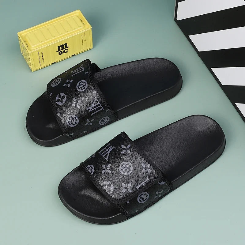 Summer Men Slippers Luxury Sport Slides Outdoor Street Clogs Quick Dry Beach Sandals Male Indoor Home Shoes Loafers Flip Flops