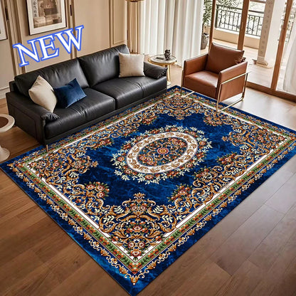 Large Area Gorgeous Carpet Living Room European Decoration Coffee Table Floor Mat Non-slip Bedroom Cloakroom Rugs Customizable