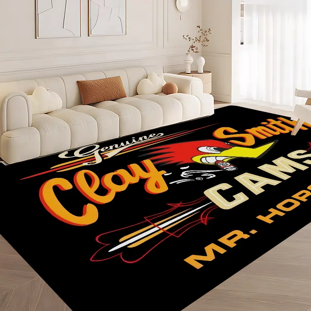 Mr H-Horsepower Clay Smith Door Mat Washable Non-Slip Living Room Sofa Chairs Area Mat Kitchen Bedside Area Rugs
