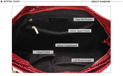 New Crossbody Bags for Women Tote Bag Hobo Messenger Bag Women's Shoulder Bag Vintage Tassel Ladies Hand Bags Leather Handbag