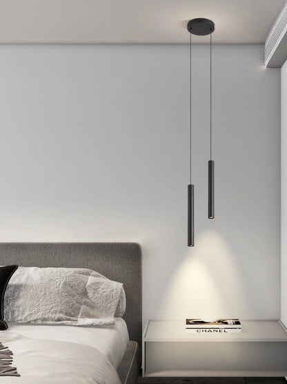 Minimalist Bedside Pendant Lamp Bedroom Spotlight Restaurant Bar Kitchen Dining Hall Island Platform Lights Hanging Lighting Led