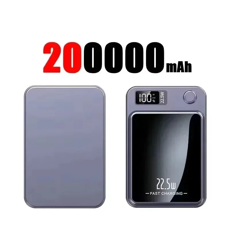 Lenovo PD22.5W Fast Charging Magnetic Wireless 500000mAh Large Capacity External Battery Power Bank For iPhone Samsung