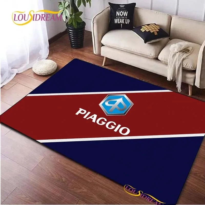 Modern Fashion Piaggios Moto Carpet for Living Room Bedroom Sofa Area Rug decor Kitchen un-slip floor Mat Alfombra birthday gift