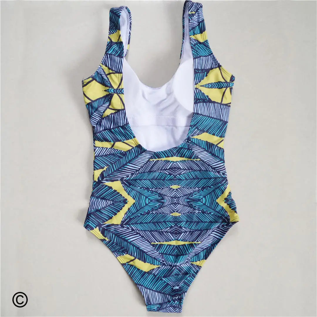 S - 6XL Sexy Female Plus Size Large Size One Piece Swimsuit Backless Monokini Swimwear Women Bather Bathing Suit Swim V128C
