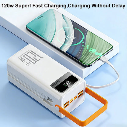 Gaiaray 80000mAh 50000mAh Portable Power Bank Fast Charging Power Station Emergency Power Bank Solar Generator For Camping Phone