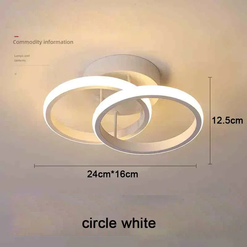 LED Strip Aisle Ceiling Lights Modern Minimalist Living Room Lamps For Balcony Entrance Staircase Home Decor corridor lamp