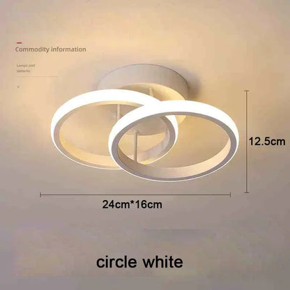 LED Strip Aisle Ceiling Lights Modern Minimalist Living Room Lamps For Balcony Entrance Staircase Home Decor corridor lamp