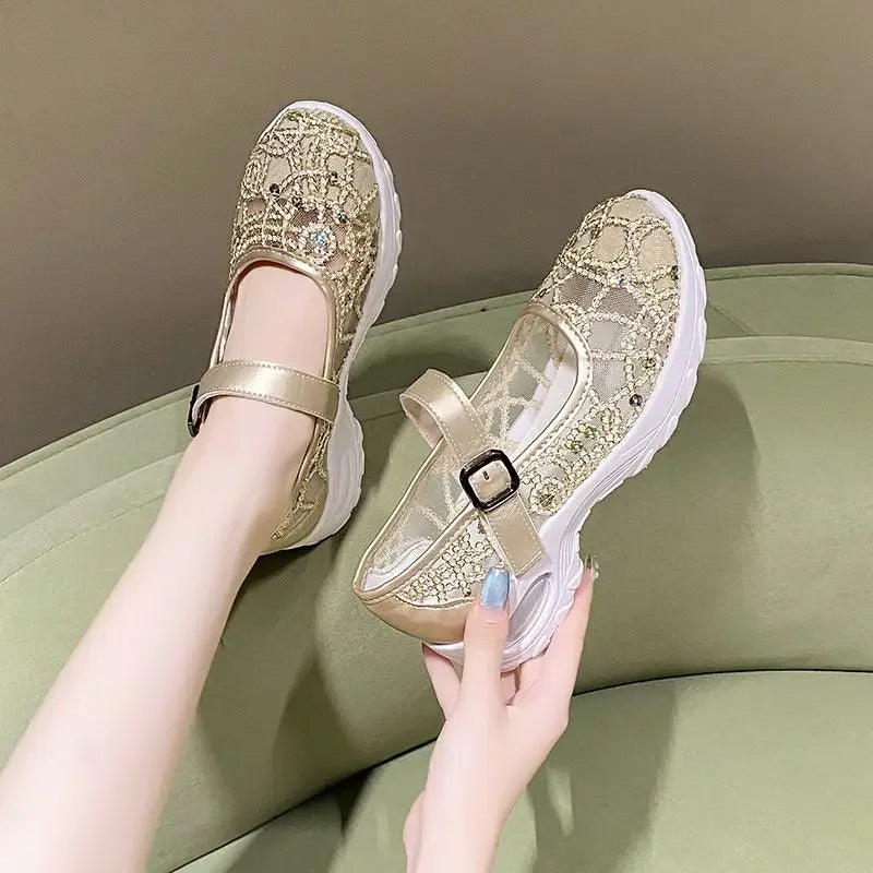 Mesh Breathable Sports Shoes for Women Casual New Arrival 2025 Designer Luxury Stylish Korean Deals Offers Trends Woman Footwear