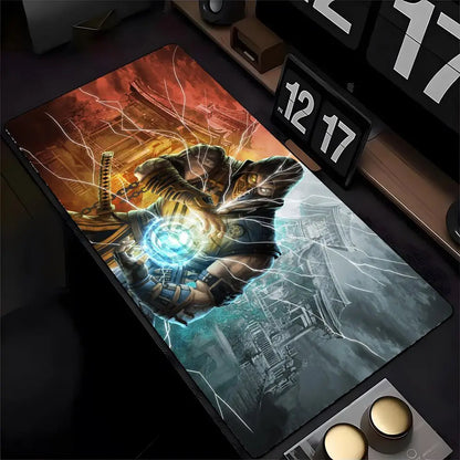 Mortal Kombat Mouse Pad Mousepad HD Printing Computer Gamers Locking Edge Non-slip Mouse Pad XXL90x40cm Keyboard PC Desk Pad