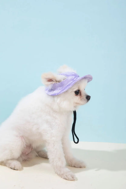 Pets Hat with Ear Holes Adjustable Baseball Cap for Medium Small Dogs Summer Dye Cats Sun Cap Pet Outdoor Hat Pet Supplies