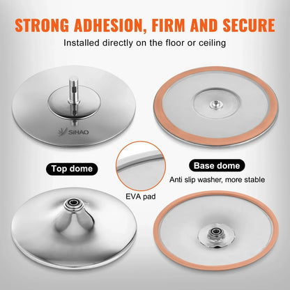 SIHAO Stainless Steel Silicone Tube Spinning  Dance Pole  — Fitness Equipment for Pole Dancing, Perfect for Home, Bar, and Gym Exercise