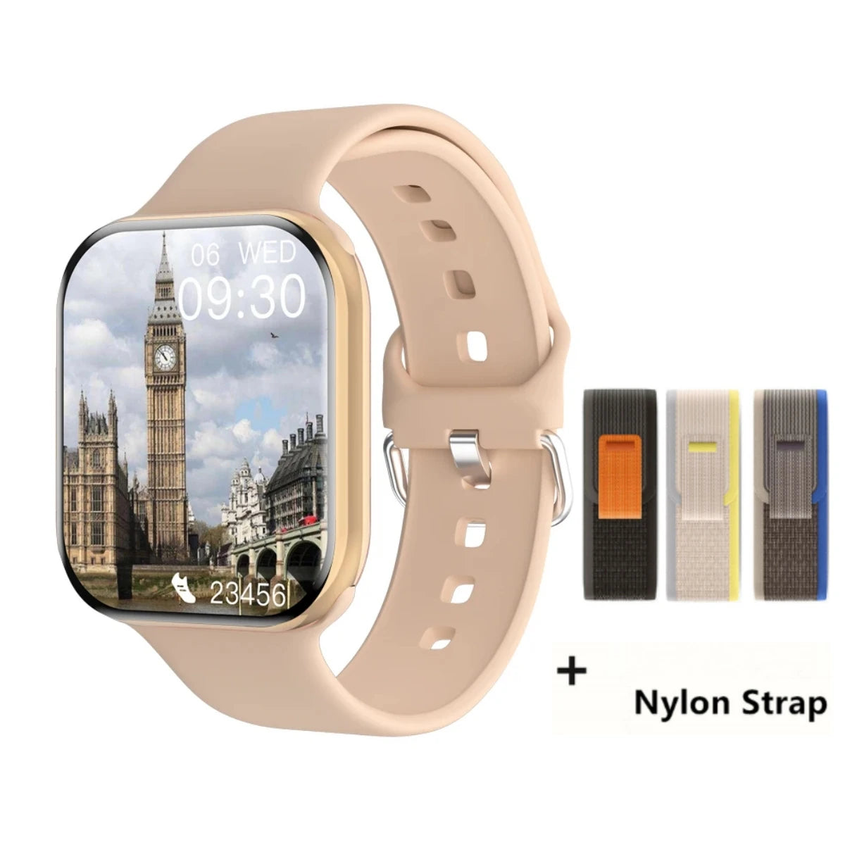 GPS Smart Watch Men For Apple Watch 10 Series Always On Display Body Temperature BT Call NFC Women DT Smartwatch For IOS Android