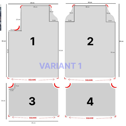 Set of Bohemian Style Floor Mat Universal Size Car Foot Mat American Retro Rugs for Bedroom Home Anti-slip Soft Rug