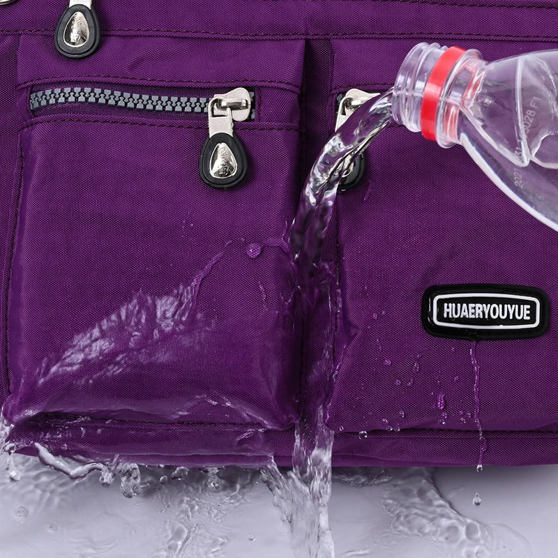 Women's Shoulder bag Nylon Female Travel Handbag Ladies Messenger Bag light CrossBody Bag High-grade Wear-resistant fabric