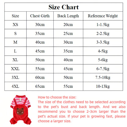 Autumn Winter Pet Dog Soft Fleece Clothes Warm Jumpsuit Coat for Small Medium Large Dog Cat Puppy Jacket Sweater with Leash Ring