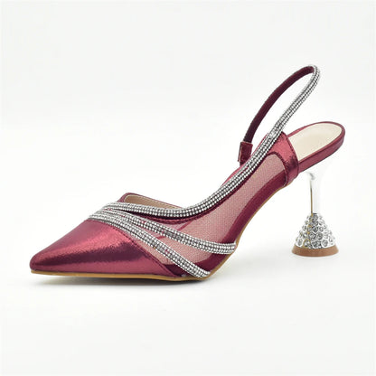 Fashion Party Italian Shoe Bag Set Ladies Shoe with Matching Bag Set 2024 Designer Shoes Women Luxury 2024 Nigerian Party Pumps