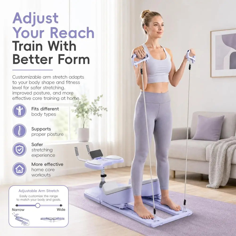 Full Body Fitness Trainer, T Posture Correction Adjustable Weigh Loss Crawling Trainer, Spine Twist And Stretch Equipment