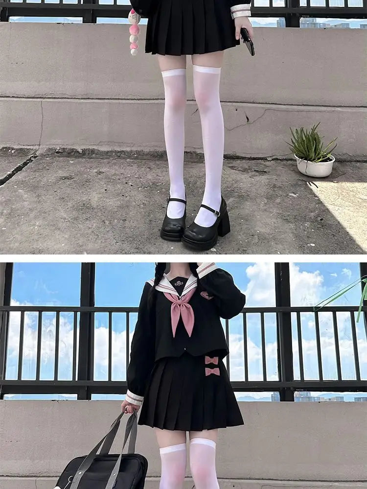JK Korean uniform suit Japanese student pleated skirt college style school outfits women Sailor outfit cosplay uniform japanese