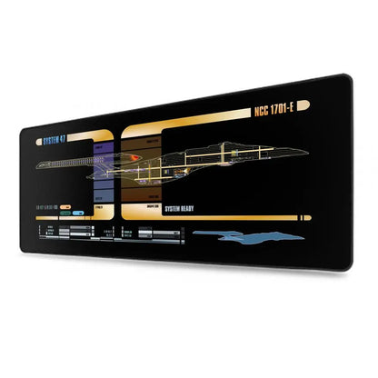 Sci Fi Console Display Table Mat, Jumbo Gamer Mouse Pad, Laptop Pad, Computer Accessories, Game Room Decor, Sci Fi Gifts
