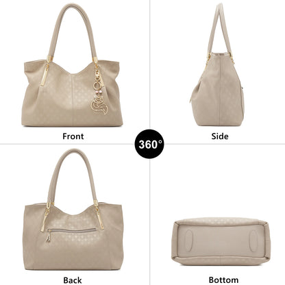 FOXER 2026 New Women's Shoulder Bag Genuine Leather Elegant Female Tote Large Bag Fashion Handbag Commuter Luxury Gift