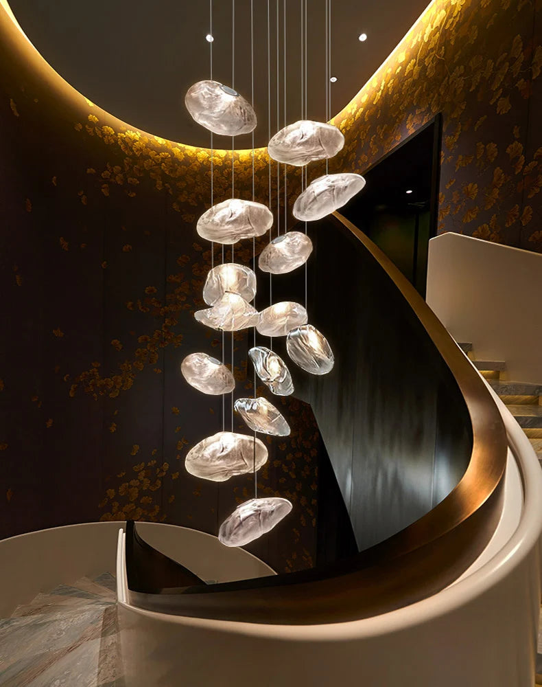 Modern Stair chandelier Pendant lights indoor lighting Ceiling lamp hanging light led Chandeliers for living room indoor lightin