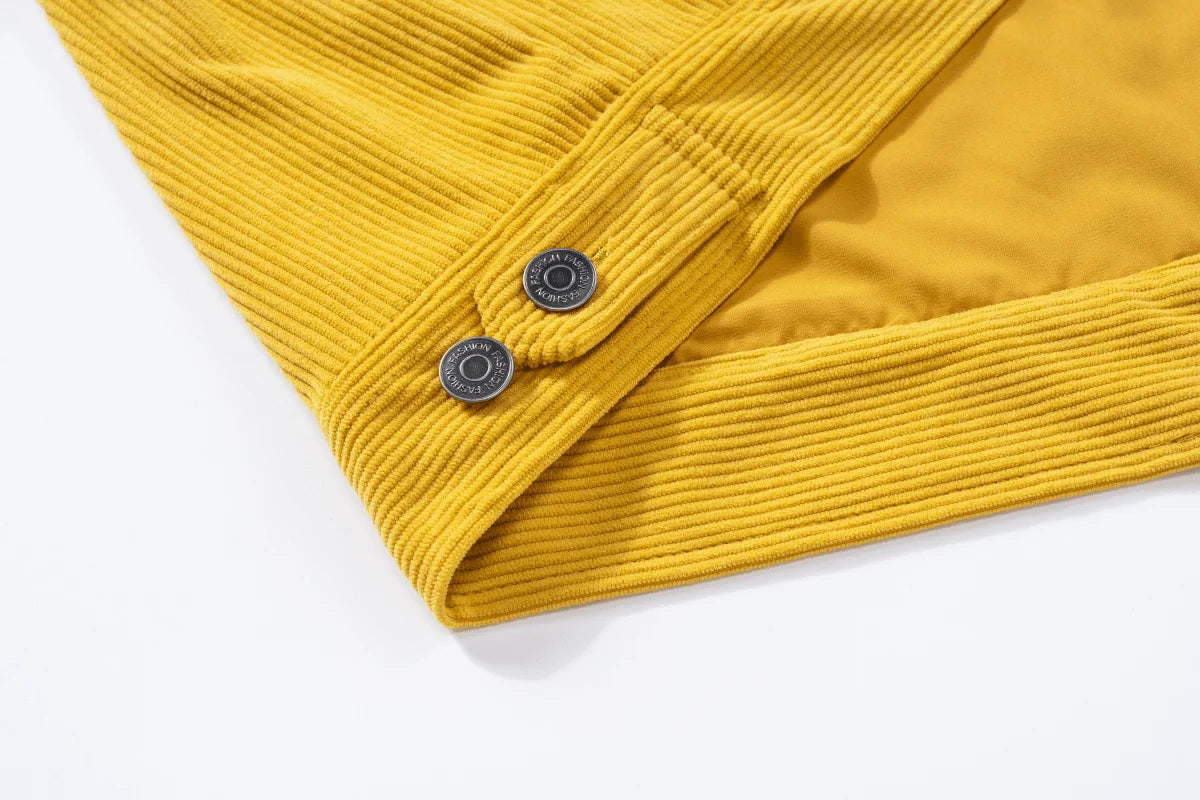 TACVASEN Fashion Corduroy Cargo Jackets Womens Button-Down Soft Warm Casual Outwear Lightweight 4 Pockets Outdoor Workwear Coats