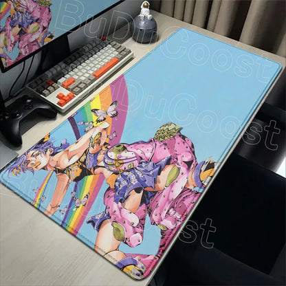 HD J-Jojo B-Bizarre A-Adventure Mouse Pad Gaming 900×400mm Mousepad Xxl Mouse Mat Offices Accessories Keyboard Pad Computer Desk