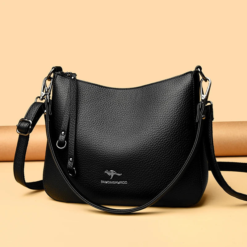 Luxury Leather Large Capacity Handbags Women Bags Designer Tote Bag Shoulder Crossbody Sac Ladies Shopping Messenger Bags
