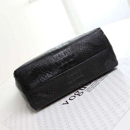 Crocodile Grain PU Leather Women Handbags Large Capacity Female Big Totes Woman Shoulder Bags Shopping Bag Bolsa Feminina