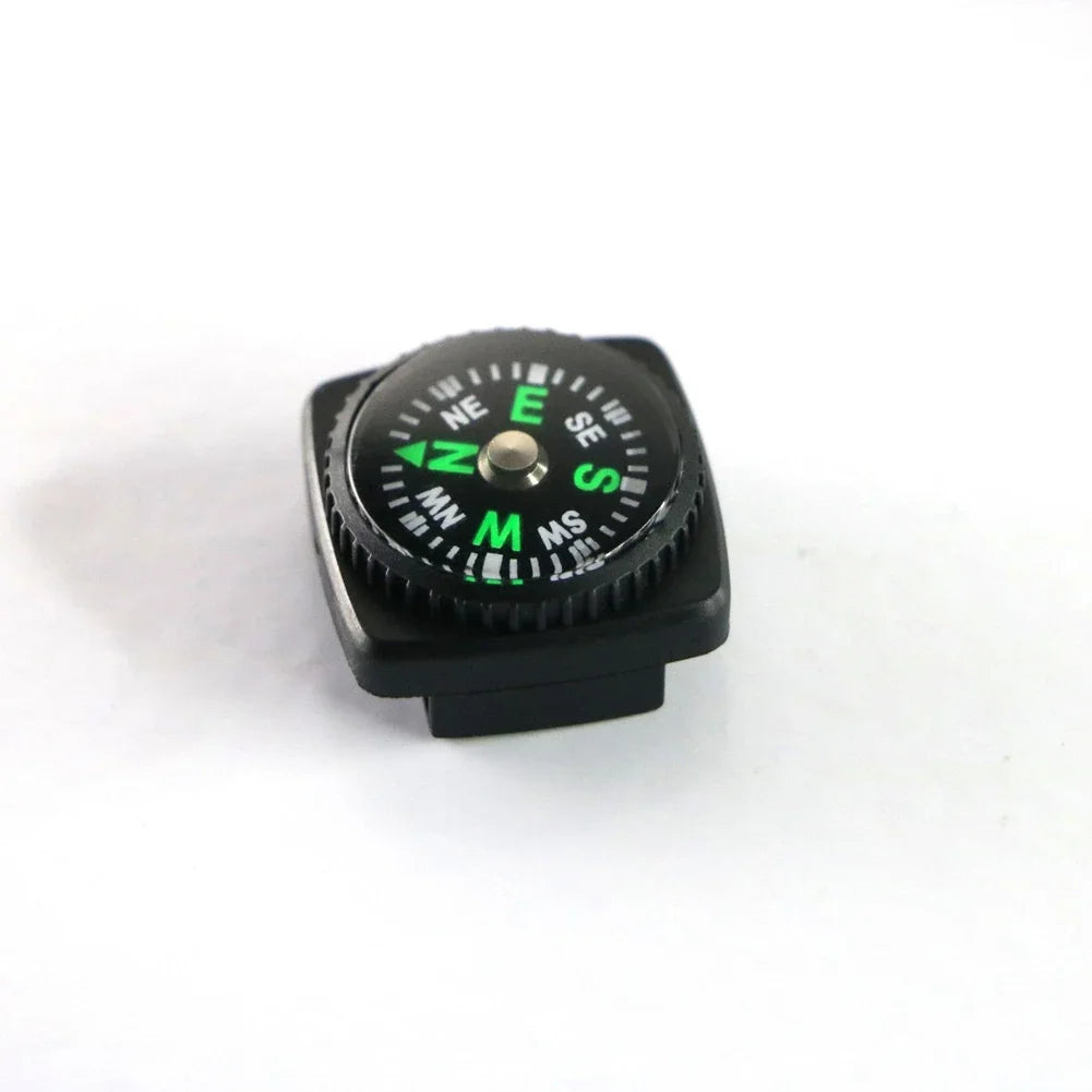 4PCS 21MM Watch with Woven Strap Backpack with Outdoor Directional Compass Navigation Camping Survival Navigation Tool