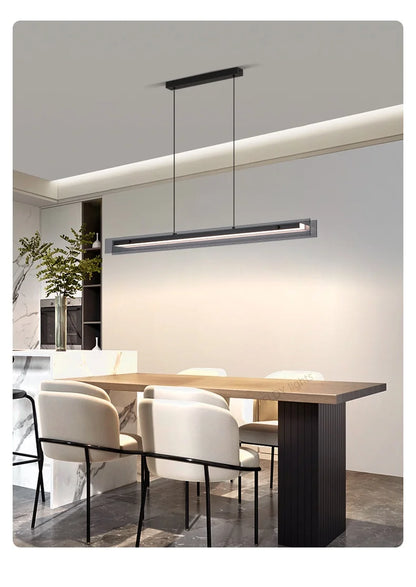 LED Chandelier Pendant lights restaurant lights Nordic modern minimalist office long bar dining room chandeliers kitchen lamps